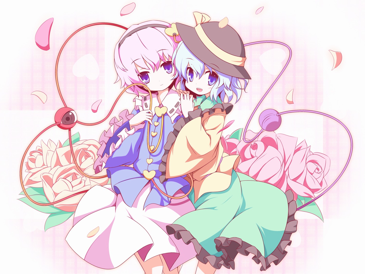 Machily Touhou Komeiji Koishi Komeiji Satori Wallpaper | #92448 | Yande.re